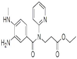 N-[3-氨基-4-(甲基氨基)苯甲?；鵠-N-2-吡啶-β-丙氨酸乙酯