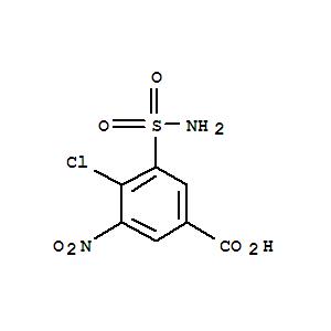 4-氯-3-硝基-5-氨磺?；郊姿?Benzoic acid,3-(aminosulfonyl)-4-chloro-5-nitro- (CAS No.22892-96-2)