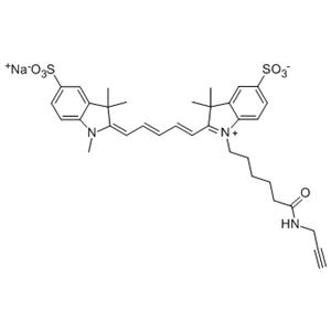 Sulfo-Cyanine5 alkyne，Sulfo-Cy5 alkyne