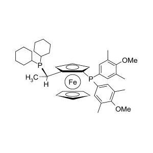 (1S)-1-[雙(4-甲氧基-3,5-二甲苯基)膦]-2-[(1S)-1-(二環(huán)己基膦)乙基]二茂鐵(符合 CAS 標(biāo)準(zhǔn))