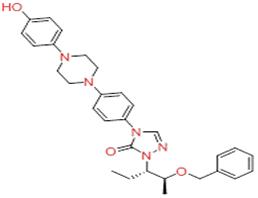 2-[(1S,2S)-1-乙基-2-芐氧基丙基]-2,4-二氫-4-[4-[4-(4-羥基苯基)-1-哌嗪基]苯基]-3H-1,2,4-三氮唑-3-酮