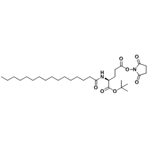 Nα-棕櫚?；?L-谷氨酸-γ-琥珀酰亞胺基-A-叔丁酯