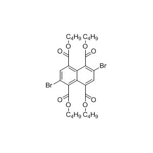 2,6-dibromo-1,4,5,8-tetra(n-butoxycarbonyl)naphthalene