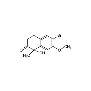 6-溴-7-甲氧基-1,1-二甲基-3,4-二氫萘-2(1H)-酮