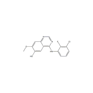 4-(3-氟-2-氟苯胺）-6-羥基-7-甲氧基喹唑啉