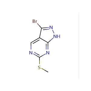 3-溴-6-(甲巰基)-1H-吡唑并[3,4-D]嘧啶