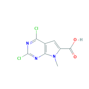 2,4-Dichloro-7-methyl-7H-pyrrolo[2,3-d]pyrimidine-6-carboxylic acid