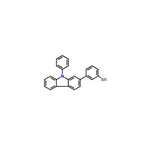 2-(3-溴苯基)-9-苯基咔唑