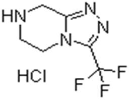 3-(三氟甲基)-5,6,7,8-四氫-[1,2,4]三唑并[4,3-a]吡嗪鹽酸鹽