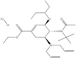 (3R,4R,5S)-4-N-乙?；?叔丁基)氨基-5-N,N-二烯丙基氨基-3-(1-乙基丙氧基)-1-環(huán)己烯-1-甲酸乙酯單鹽酸鹽