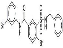 4-溴-N-(4-溴苯基)-3-[[(苯基甲基)氨基]磺?；鵠苯甲酰胺