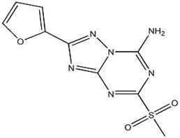 2-(呋喃-2-基)-5-(甲基磺?；?-[1,2,4]三唑并[1,5-Α][1,3,5]三嗪-7-胺