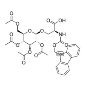 蛋白質(zhì)糖基化試劑：葡萄糖絲氨酸，F(xiàn)moc-L-Ser(beta-D-Glc(Ac)4)-OH