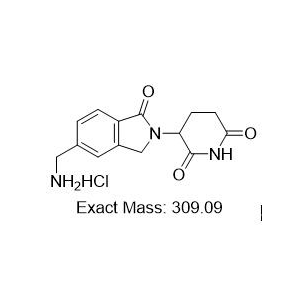 3-(6-氨基亞甲基-3-氧代-1H-異吲哚-2-基)哌啶-2,6-二酮鹽酸鹽