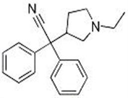 α-(1-乙基-3-四氫吡咯基)-2,2-二苯乙腈