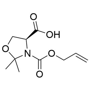 (S)-3-((烯丙氧基)羰基)-2,2-二甲基惡唑啉 4-羧酸