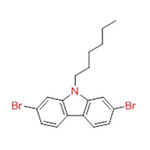 2,7-二溴-N-己基咔唑