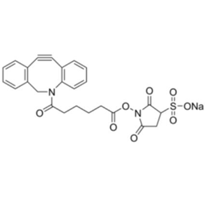 二苯并環(huán)辛基硫代 N -羥基琥珀酰亞胺酯,DBCO-sulfo-NHS ester,DBCO-sulfo-SE