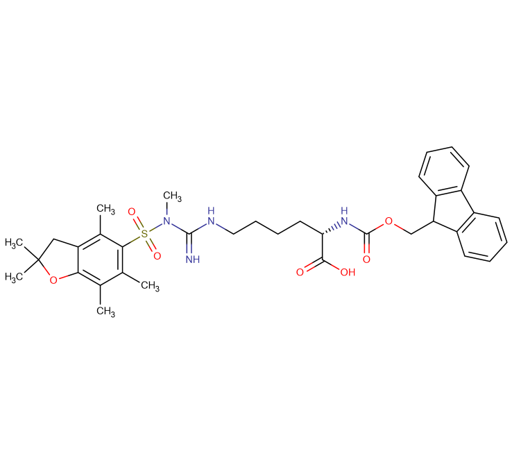 優(yōu)質供應 Fmoc-HomoArg(Me,Pbf)-OH CAS#2044710-25-8 定制合成