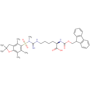 Fmoc-D-高精氨酸(甲基,磺?；?-OH
