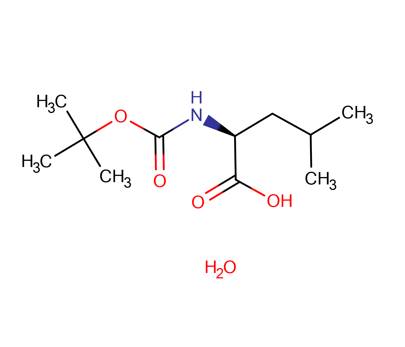 優(yōu)質 Boc-Leu-OH.H2O N-Boc-L-亮氨酸水合物 大量供應