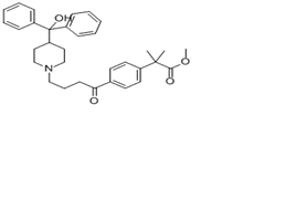 2-[4-[4-[4-(羥基二苯甲基)-1-哌啶基]-1-氧代丁基]苯基]-2,2-二甲基乙酸甲酯
