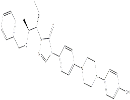 2-[(1S,2S)-1-乙基-2-芐氧基丙基]-2,4-二氫-4-[4-[4-(4-羥基苯基)-1-哌嗪基]苯基]-3H-1,2,4-三氮唑-3-酮