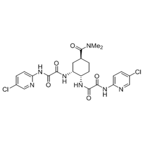 N1,N1'-[(1S,2R,4S)-4-(二甲氨基羰基)環(huán)己-1,2-二基]-雙[N2-(5-氯吡啶-2-基)乙二酰胺]