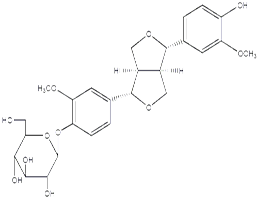 (+)松脂素-β-D-吡喃葡萄糖苷