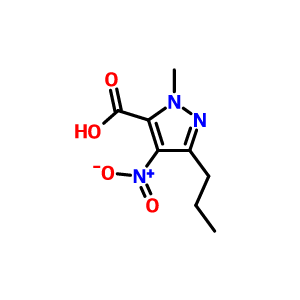 1-甲基-4-硝基-3-丙基-1H-吡唑-5-羧酸