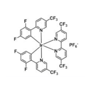 (Ir[dF(CF3)ppy]2(5,5'-CF3bpy))PF6，[5,5'-雙(三氟甲基)-2,2'-聯(lián)吡啶-κN,κN]雙[3,5-二氟-2-[5-(三氟甲基)-2-吡啶基-κN]苯基]銥六氟磷