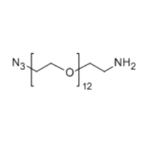 Azido-PEG12-Amine， N3-PEG12-NH2，疊氮-十二聚乙二醇-氨基