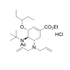 (3R,4R,5S)-4-N-乙?；?叔丁基)氨基-5-N,N-二烯丙基氨基-3-(1-乙基丙氧基)-1-環(huán)己烯-1-甲酸乙酯單鹽酸鹽