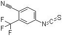 CAS 登錄號：143782-23-4, 4-異硫氰基-2-(三氟甲基)苯腈