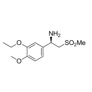 中文名稱	(R)-1-(3-乙氧基-4-甲氧基苯基)-(甲磺?；?乙胺 英文名稱	(R)-1-(3-Ethoxy-4-Methoxyphenyl)-2-(Methylsulfonyl)ethylaMi