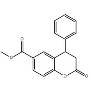 rac 6-Methoxycarbonyl-4-phenyl-3,4-dihydrocoumarin