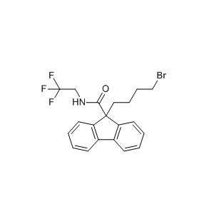 9-(4-溴丁基)-N-(2,2,2-三氟乙基)-9H-芴-9-甲酰胺  洛美他派中間體A