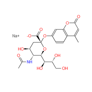 4-甲基香豆素基-α-D-唾液酸鈉鹽