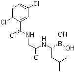 CAS 登錄號：1072833-77-2, Ixazomib, B-[(1R)-1-[[2-[(2,5-二氯苯甲?；?氨基]乙?；鵠氨基]-3-甲基丁基]硼酸