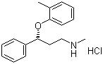 CAS 登錄號(hào)：82248-59-7, 鹽酸托莫西汀, 鹽酸阿托莫西汀, (R)-N-甲基-3-(2-甲基苯氧基)-3-苯丙基胺鹽酸鹽