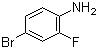 CAS 登錄號：367-24-8, 4-溴-2-氟苯胺