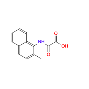 2-[(2-methyl-1-naphthalenyl)amino]-2-oxo- Acetic acid