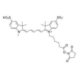 磺酸基-Cy5-N-羥基琥珀酰亞胺酯