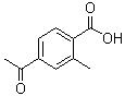 CAS 登錄號(hào)：55860-35-0, 4-乙酰基-2-甲基苯甲酸