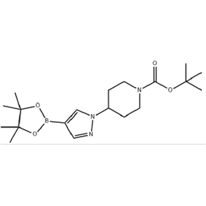 4-[4-(4,4,5,5-四甲基-1,3,2-二氧雜環(huán)戊硼烷-2-基)-1H-吡唑-1-基]哌啶-1-甲酸叔丁酯
