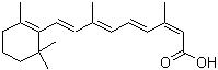 CAS 登錄號：4759-48-2, 異維 A 酸, 3,7-二甲基-9-(2,6,6-三甲基環(huán)己烯)-2-順,4-反,6-反,8-反式壬四烯酸