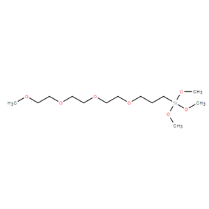  132388-45-5；(甲氧基三乙二醇醚基丙基)三甲氧基硅烷
