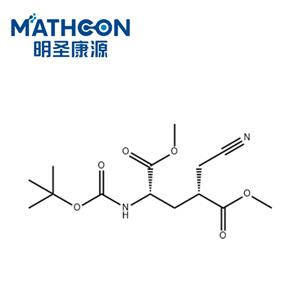 (2S,4R)-2-((叔丁氧基羰基)氨基)-4-(氰基甲基)戊二酸二甲酯