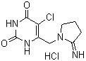 CAS 登錄號(hào)：183204-72-0, 5-氯-6-[(2-亞氨基-1-吡咯烷基)甲基]-2,4(1H,3H)-嘧啶二酮單鹽酸鹽