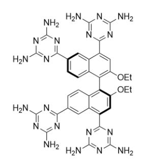 HOF:HOF-2氫鍵有機骨架結(jié)構(gòu)式-齊岳生物